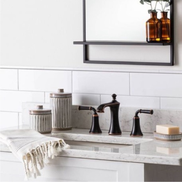 Hearth & Hand - Set of 3 Stoneware Bath Pieces NEW - Picture 3 of 11